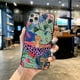 thumbnail image 1 of Elegante funda de silicona de dibujos animados de Anime perezoso leopardo para iPhone 14 13 12 11 Pro Xs Max Mini SE X XR 7 8 Plus funda dorada brillante Tan Jianjun unisex, 1 of 2