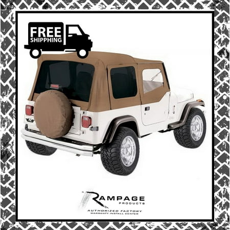 Rampage 773217 Tire Cover for 1959-2017 Jeep CJ's-series Wrangler JK
