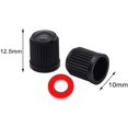 thumbnail image 2 of Paquete de 30 tapas de plástico para válvulas de neumáticos, tapas de neumáticos con sello para SUV, bicicletas, motocicletas, camiones, 10 12,55 mm, 2 of 5