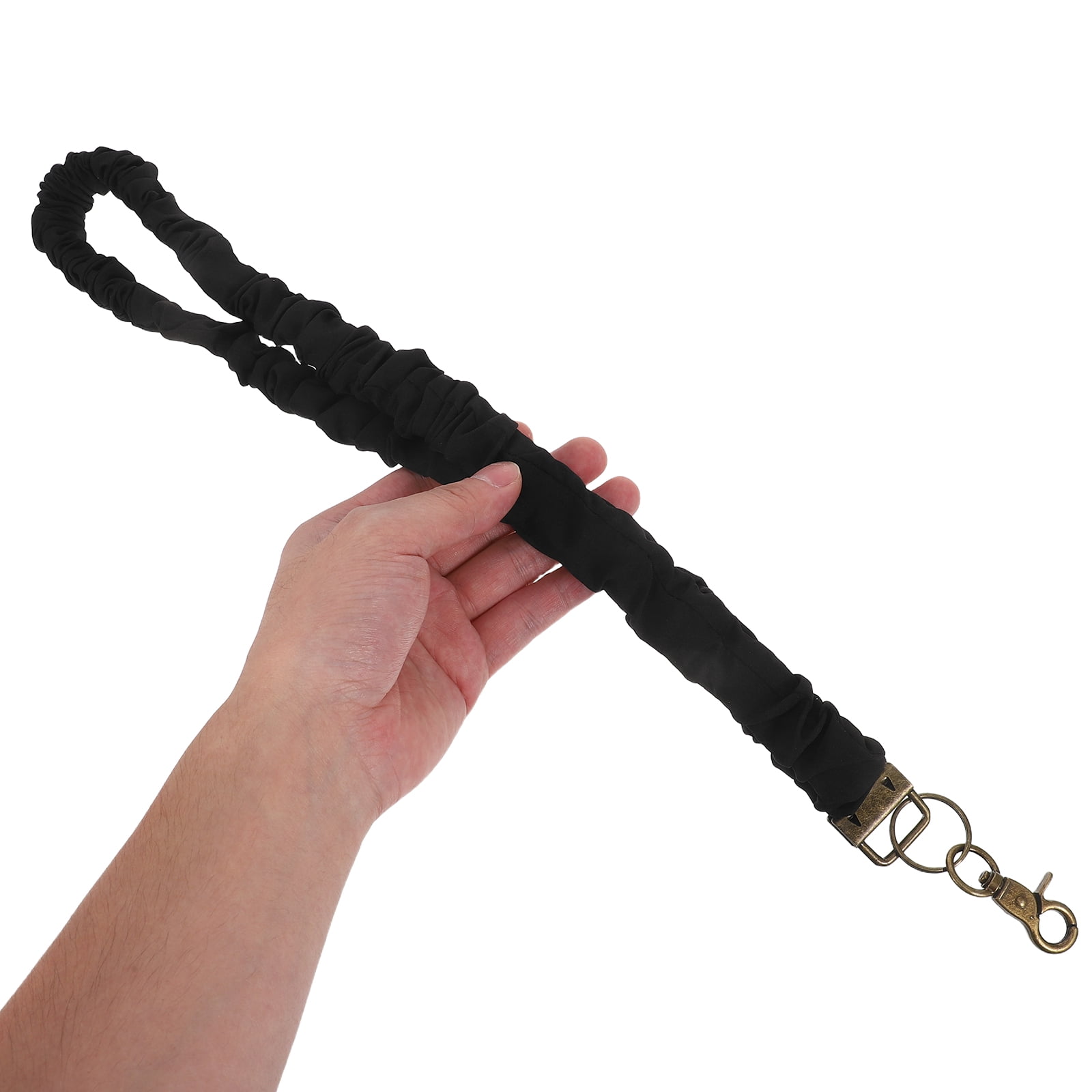 OUNONA 2-Pack Adjustable Badge Necklaces with Elastic Polyester Lanyard Straps for Holders and Stylus Use