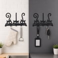 thumbnail image 5 of Cute Cat Shaped Metal Wall Hooks, 5 Hooks Animation Cat Key Stand, Wall Mount Storage Organizer for Entryway, Hallway, Living Room Home Decoration, 5 of 6