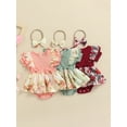 thumbnail image 7 of MAMOWEAR Newborn Infant Baby Girl Summer Floral Clothes One Piece Romper Dress Outfit with Headband, 7 of 7