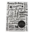 thumbnail image 4 of Carpeta de grabación en Relieve DIY Handcraft Scrapbooking Stamp Plantilla de Goma para Tarjetas de Manualidades de Feliz cumplea?os Decoración de álbum de Fotos Amonsee No, 4 of 5