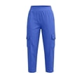 thumbnail image 4 of Drovellove Women's Plus Size Casual High Waisted Capri Pants with Pockets - Soft Stretch Full Length Cargo Pants for Work, Travel & Weekend Errands, 4 of 9