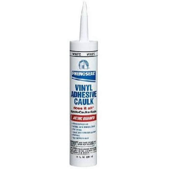 Dap Products Phenoseal Does It All! Vinyl Adhesive Caulk, Transluscent, 00006, 10.0 Fl Oz
