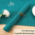 thumbnail image 6 of Cloths Placemats for Dining Table Set of 4, Heat Resistant Washable Cotton Linen Blend Table Mats, Easy to Clean Non-Slip Place Mats, 13" x 19", Teal, 6 of 6