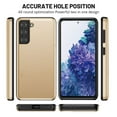 thumbnail image 6 of Dteck Case for Samsung Galaxy S21 6.2-inch,Shockproof Wallet Card Slot Holder Pocket Slide Slim Fit Dual Layer Soft TPU Hard PC Hybrid Protective Back Cover,Gold, 6 of 6