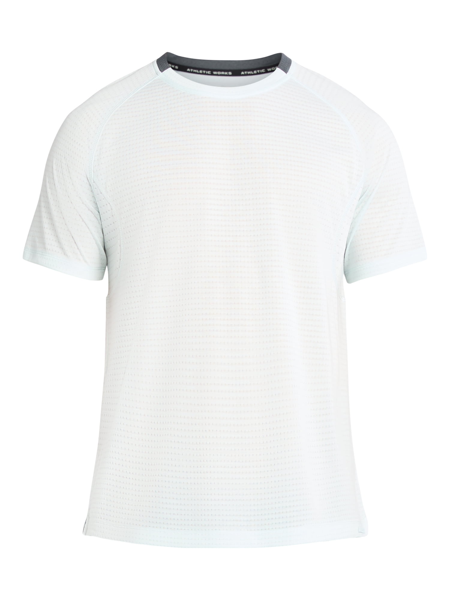 Athletic Works Men's and Big Men's Mixed Media Tee, Sizes XS-5XL