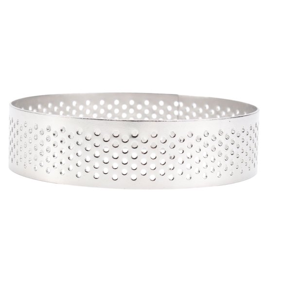 1pc 8CM Stainless Steel Mousse Mold Round Tartlet Fruit Pie Tart Quiche Baking Mold