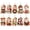 A001- A, variant on Pearl Diamond Art Christmas Ornaments Set of 10 Dog-Themed Hanging Decorations, Diy Craft Kit for Dog Lovers