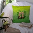 thumbnail image 3 of Carolines Treasures BB7449PW1414 Aloha Flip Flops Fabric Decorative Pillow  14Hx14W multicolor, 3 of 4