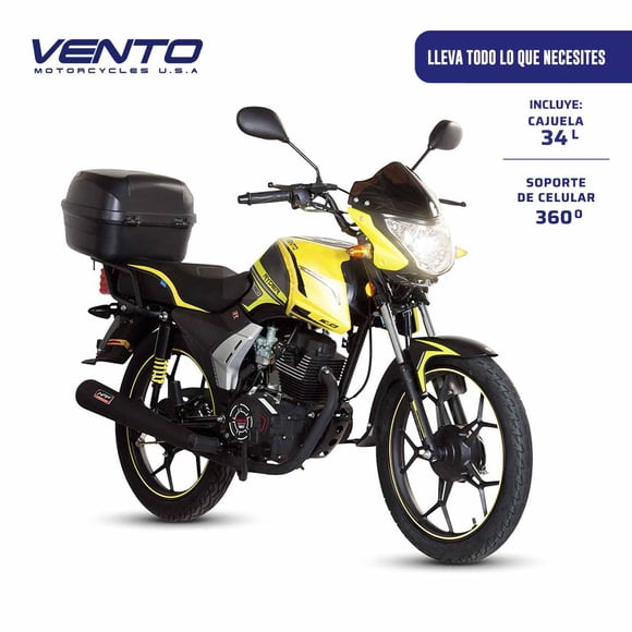 Motocicleta Ciudad Vento Ryder 190 Amarillo 2027