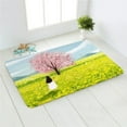 thumbnail image 6 of Welcome Doormat Entrance Mat Hallway Flowers Patterns Anti-Slip Floor Mat Area Rugs Scenery Front Door Mat Carpet, 6 of 6