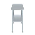 thumbnail image 2 of AmGood 30 in. x 18 in. Stainless Steel Table | Metal Utility Kitchen Prep Work Table | NSF, 2 of 9