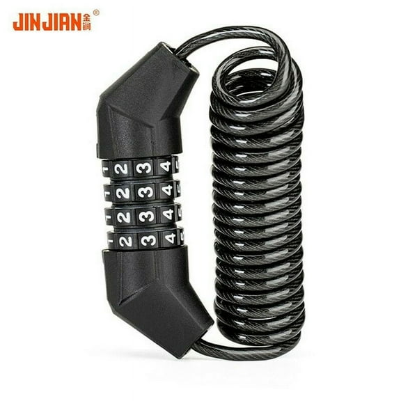 Jinjian Mini Bike Anti-theft Lock Bicycle Password Lock Cable Helmet Chain Lock