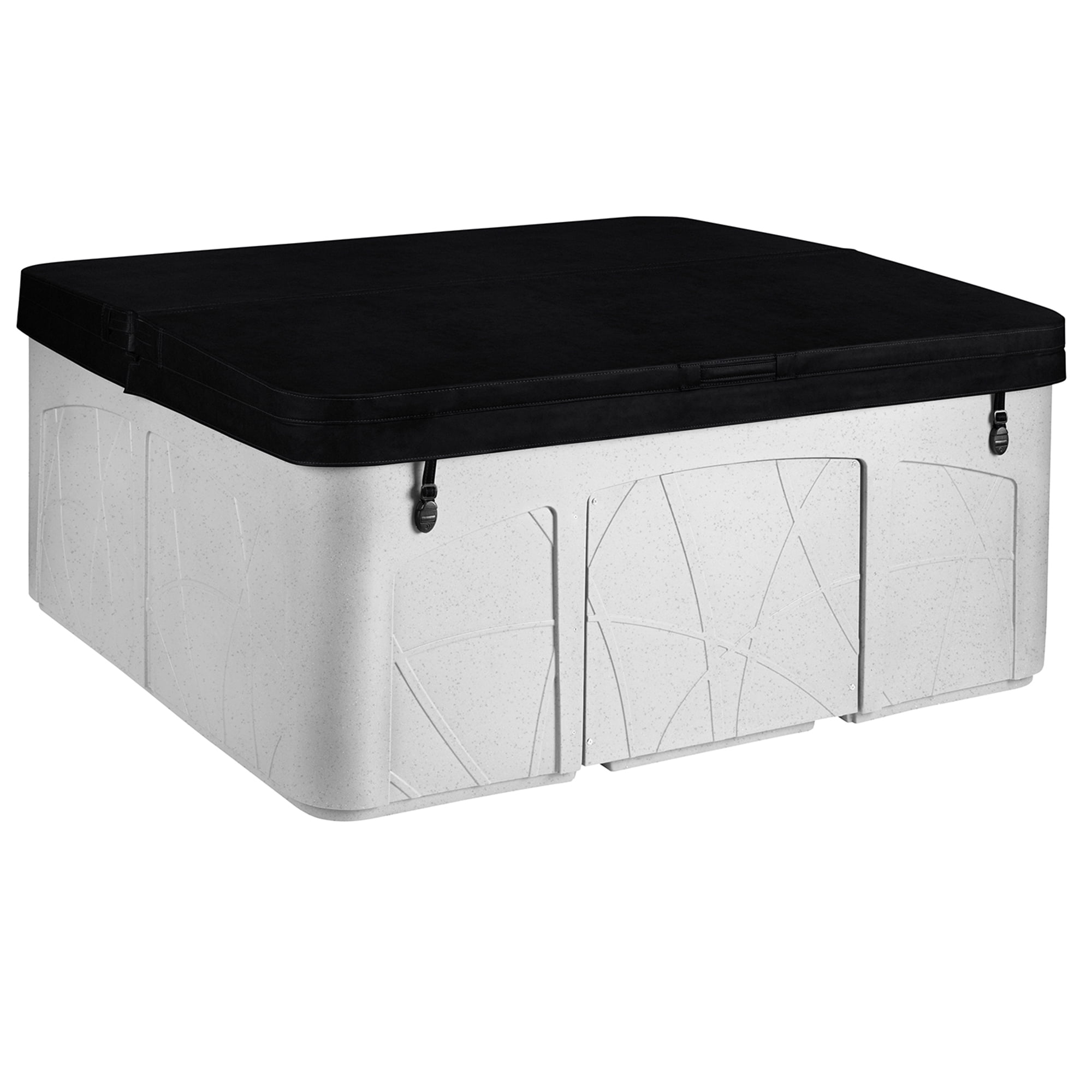 Lifesmart LS350DX SS Pillow Bundle - 5 Person, 28-Jet, Plug & Play Spa in Sea Salt with Spa Pillows included!