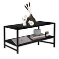 thumbnail image 1 of Mueble Tv Mesa de Centro Madera Mueble Auxiliar 120X45X30cm negro, 1 of 7