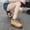 Brown, variant on OKBOP Women's Hiking Boots Tan Lace-Up Chunky Lug Sole Round Toe Brown Stylish Women's Boots Sizes 35