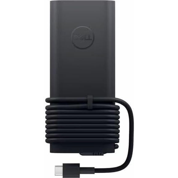Dell 130W USB-C GaN Slim Adapter, 5V/9V/15V/20V Output, 3ft Power Cord - New