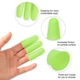 thumbnail image 4 of Protector de Dedos de Silicona Uxcell, Funda Antideslizante para Dedos, Puntas de Dedos para Coser, Verde, Tamaño Grande, 12Pcs, 4 of 7