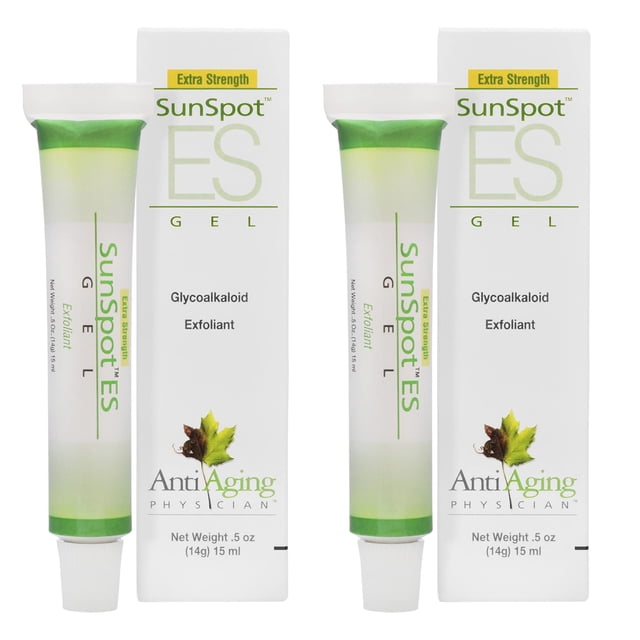 Gel exfoliante Lane Innovative SunSpot ES, 15 ml, paquete de 2