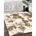 thumbnail image 2 of Ahgly Company Indoor Square Abstract Blanched Almond Beige Abstract Area Rugs, 8' Square, 2 of 6