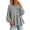 Grey, variant on Women's Round Neck Peplum Sweatshirt Long Sleeve Puff Sleeve Loose Fit Casual Pullover Tops Light Violet XL