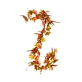 thumbnail image 3 of Corona artificial de Halloween Gloria adorno colgante de pared guirnalda reutilizable Hojas, 3 of 9