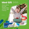 thumbnail image 5 of Toy Plane for Kids, Bump and Go Action, Toy Airplane for Toddlers with LED Flashing Lights and Sounds for Boys and Girls 3-12 Years (Airbus A380), 5 of 5