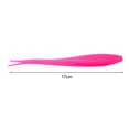 thumbnail image 2 of Señuelos de pesca Suaves WDOplteas 3 Uds. Gusano 17cm TPR Cola Swimbait Rosa, 2 of 9