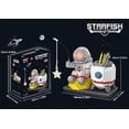 thumbnail image 5 of Astronaut Mini Building Blocks,Pen Holder Desktop Cute Micro Building Toys Kits for Kids Adults with Led Lighting Kit Compatible with Nano, 5 of 6