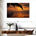 thumbnail image 3 of Elephant Stock Beach Sunset In Belize Wall Art - Horizontal Canvas Wall Art - Living Room Wall Decor - Beach Canvas - Orange And Brown Decor - 39" x 26", 3 of 8