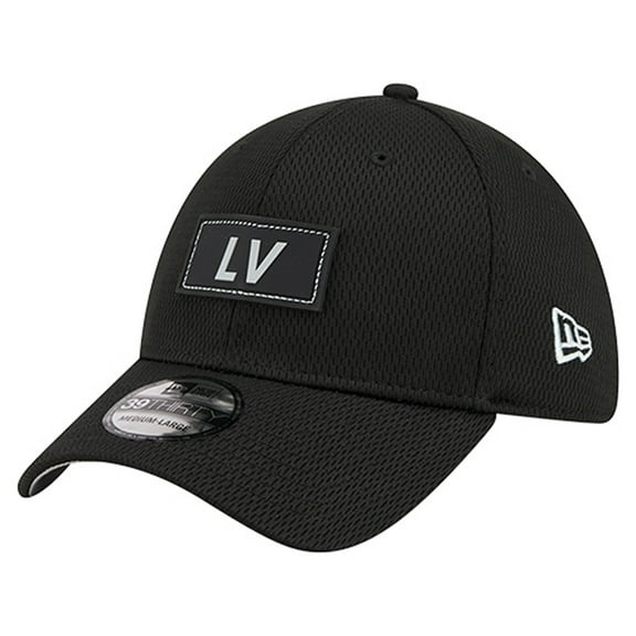 Men's New Era Black Las Vegas Raiders Scoreboard 39THIRTY Flex Hat