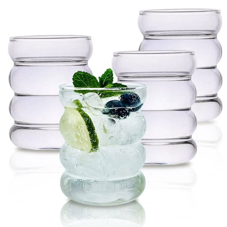650ml/410ml Home Ripple Glass Cup Drinking Glasses Transparent Tea Juice  Milk Coffee Mug Water Glasses Stripe Mug Drinkware - AliExpress