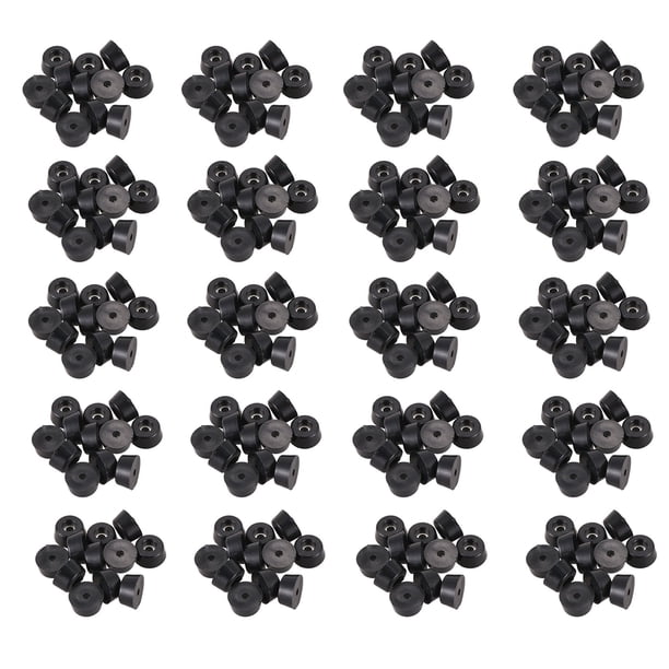 240 Piezas Lavadoras Conicas de Pata de Goma Antideslizantes de Muebles de 22mm x 10mm