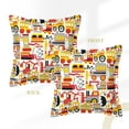 thumbnail image 3 of Bingfone Decorative Pillow Covers 16"X16" Cars Couch Pillow Cases Modern Farmhouse Covers For Couch Sofa Bed, 3 of 9