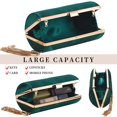 thumbnail image 3 of AOUNQ Clutch Purse for Women Evening Bags Formal Party Wedding Clutches Crossbody Shoulder Bag with Tassel, 3 of 7