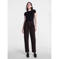 thumbnail image 2 of Scenario Women's and Women's Plus High Rise Barrel Jeans, 26", 28" Inseam, Sizes 0-28W, 2 of 8