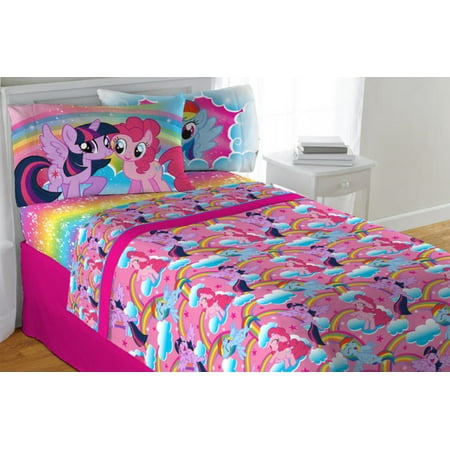 My Little Pony Rainbow Full Comforter & Sheet Set (5 Piece ...