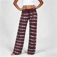 thumbnail image 5 of HomeDM Pants for Women Wide Leg Tie-Dye Striped Pants with Pockets Red Drawstring Lounge Trousers for Athletic Work Size 3XL, 5 of 6