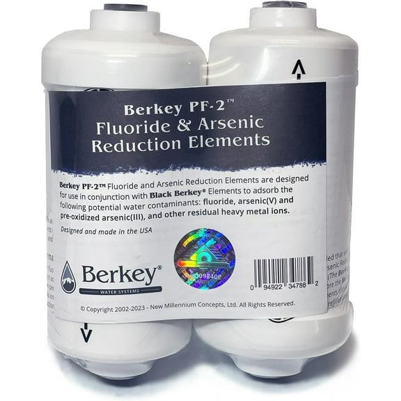 Berkey PF-2 Fluoride and Arsenic Reduction Elements (Set of 2 Elements)