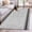 Black, variant on Area Rug for Living Room, Grey Striped Non-Slip Indoor Ex Large Carpet for Bedroom/Dining Room, Contemporary Horizontal Stripes Abstract Art Low-Profile Rectangle Floor Runner Rugs - 8 x 10 Ft