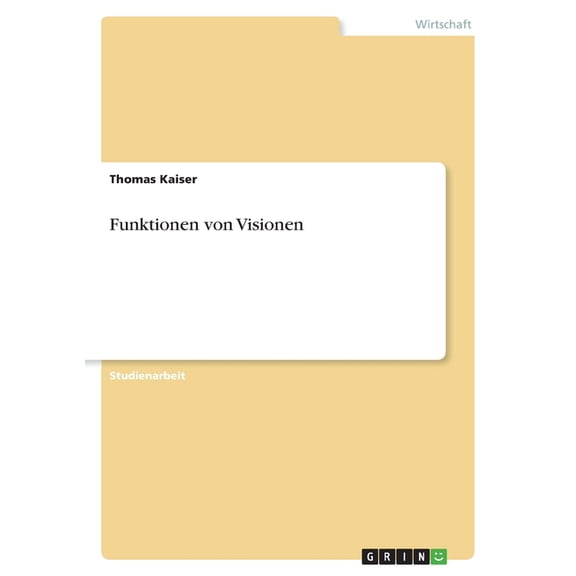 Funktionen von Visionen, (Paperback)