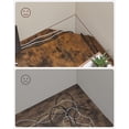 thumbnail image 4 of VASAGLE Escritorio, Mesa de Ordenador en Forma de L, 138 x 138 x 76 cm, con 2 Estantes, Ahorra Espacio, Marrón Rústico y Negro, 4 of 5