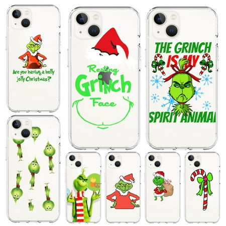 Cartoon Grinch Phone Cover for iPhone 11 12 13 14 15 Plus Pro Max Case X XR 6 6s Plus 7 8 Plus Case-H