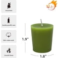 thumbnail image 5 of Jeco CVZ-013 Sage Green Votive Candles (12pc/Box), 5 of 7