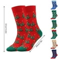 thumbnail image 2 of JAHH Christmas Socks for Men Women Fun Cute Socks with Santas Reindeer Snowman Candy Pattern Xmas Novelty Socks for Autumn Winter Ladies Girls Cute Fashion Casual Soft Comfortable Breathable, 2 of 8