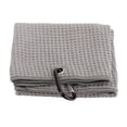 thumbnail image 1 of Microfiber Golf Towel Waffle Pattern Fitness Sweat Absorption Towels with Carabiner Clip for Exercise Sports, 1 of 7