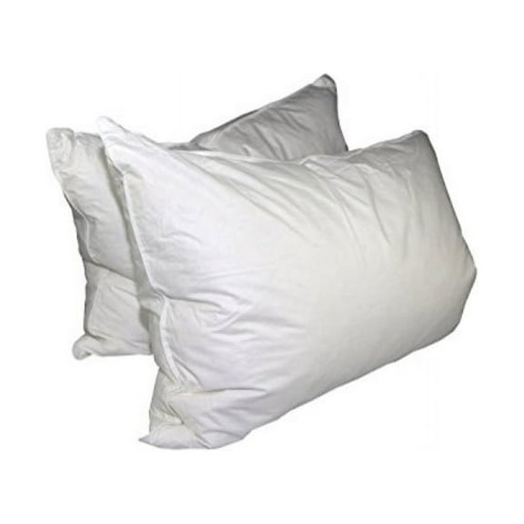 Pillowtex Hotel Feather and Down Standard Size Pillow Set Includes 2 Standard Size Pillows