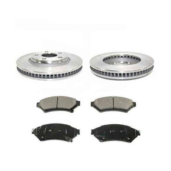 Front Brake Pad and Rotor Kit - Compatible with 2005 - 2009 Buick LaCrosse 2006 2007 2008